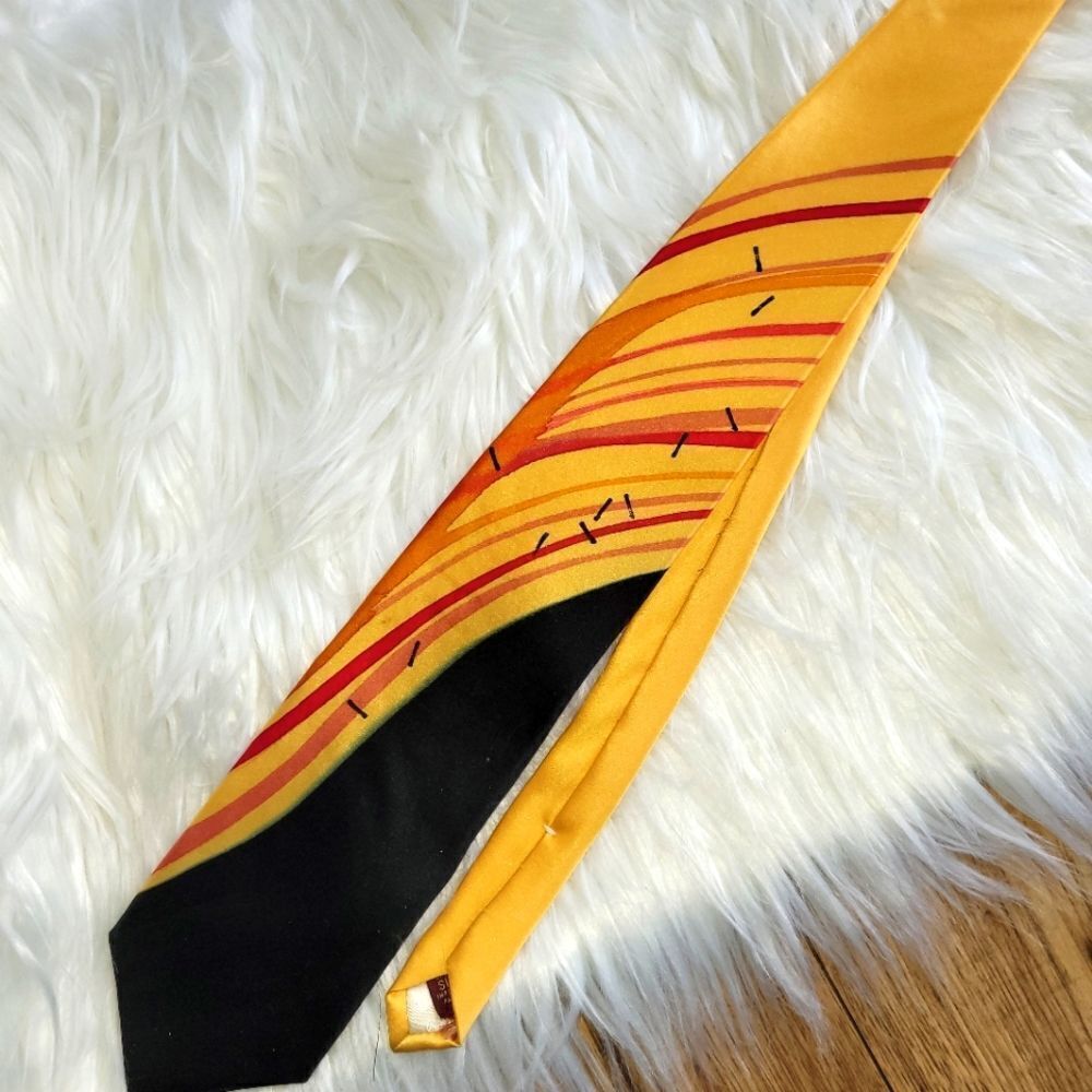 Murphy hand died silk tie